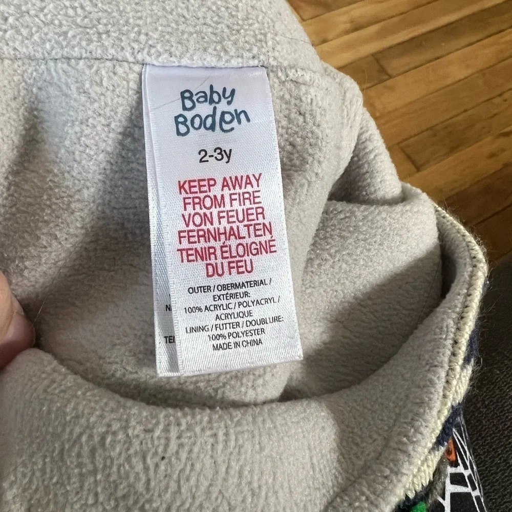 Baby Boden striped‎ car knit hat